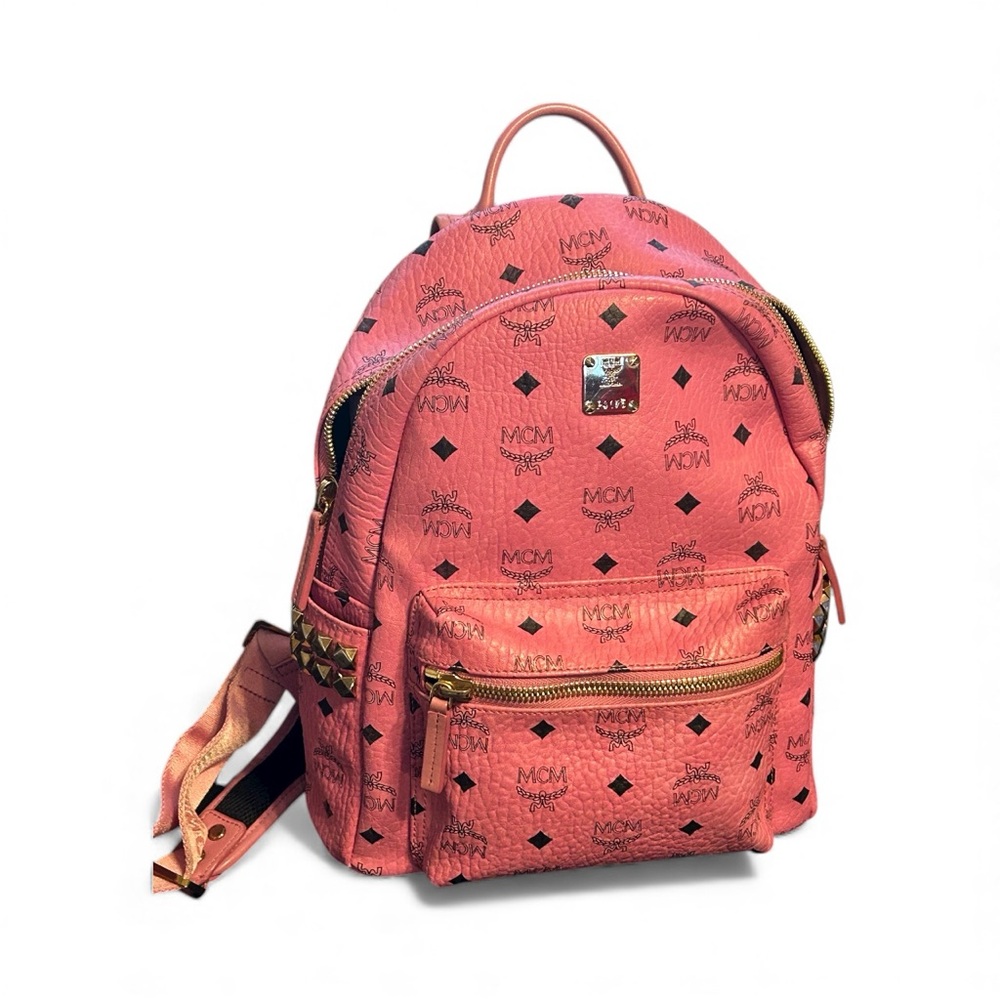 Mcm Full Size Side Studded Stark Backpack - image 1